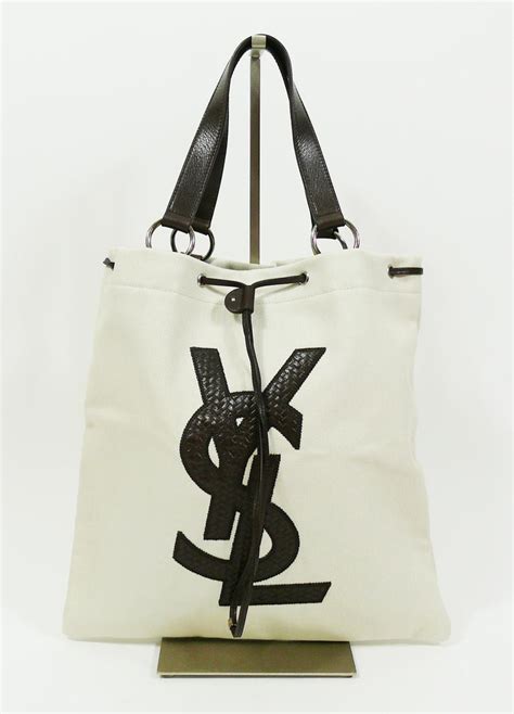 yves saint laurent canvas tote|saint laurent totes for women.